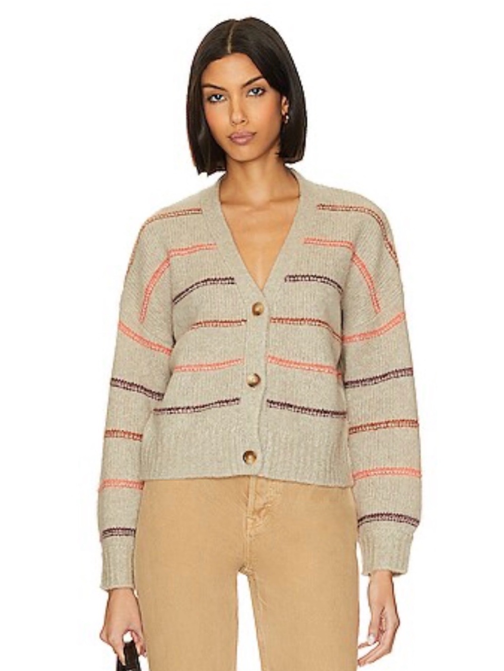 27 Miles Malibu Micaela Cardigan in Pewter